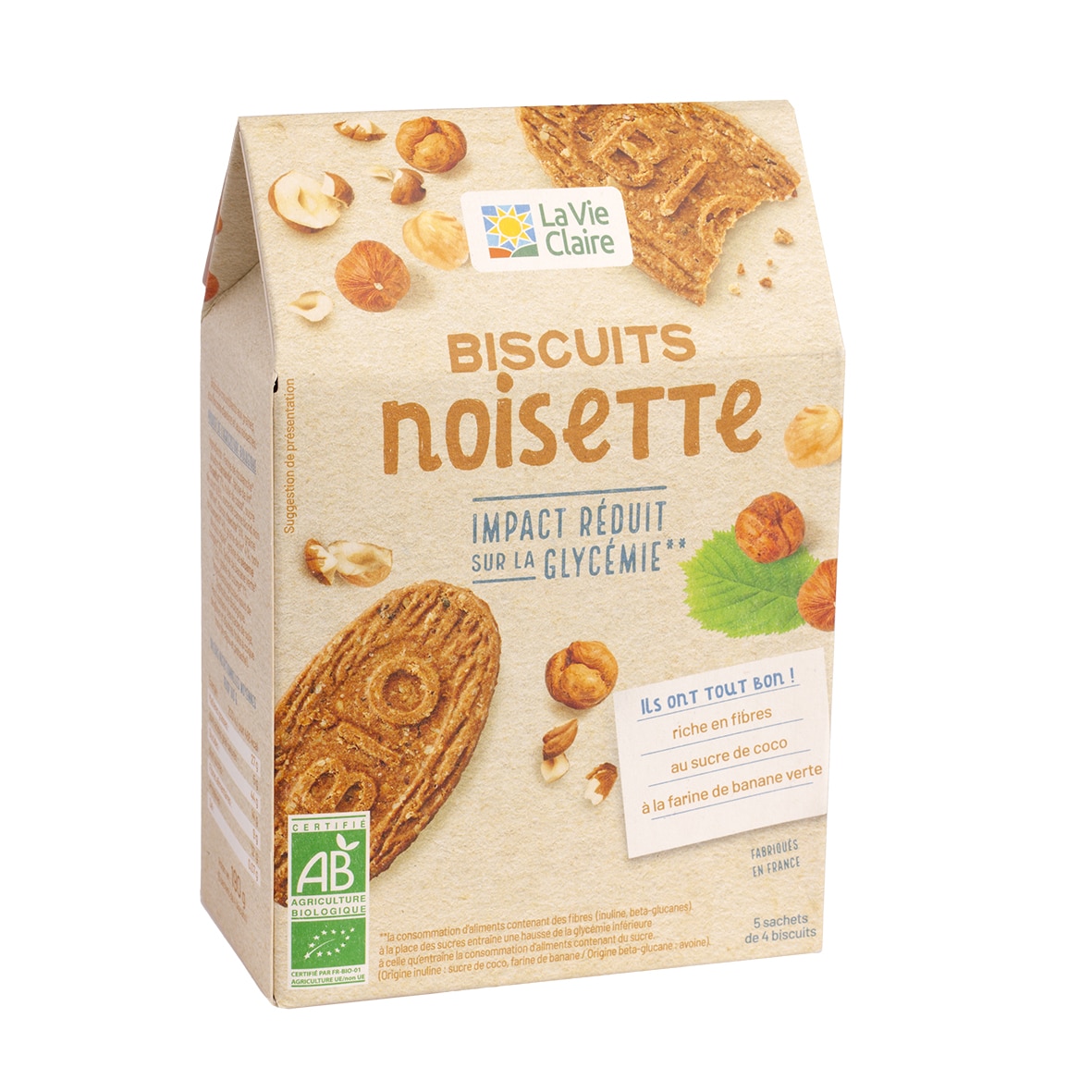 Biscuits à la noisette bio (impact réduit sur la glycémie) – Image 2