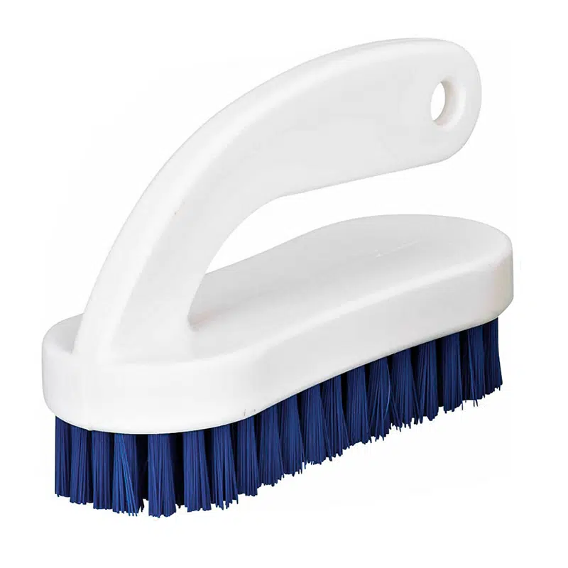 Brosse à main bleu 12 cm – Image 2