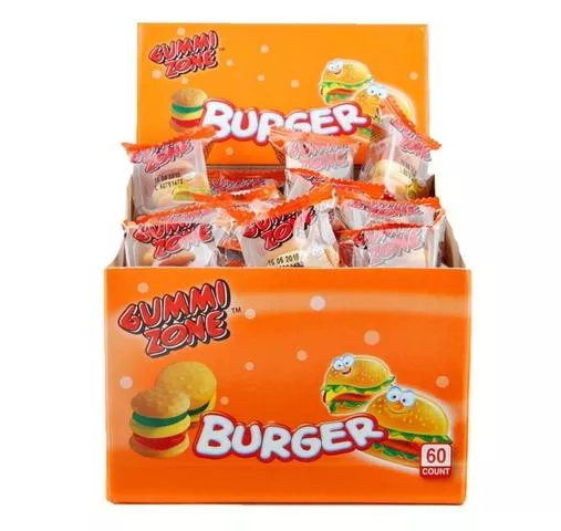 Gummi Zone Mini Burger (60 stuks) – Image 4