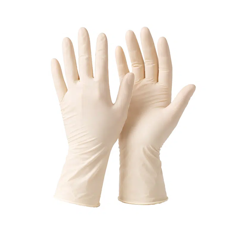 Gant latex non poudré d’examen large 8/9 par 100 – Image 2
