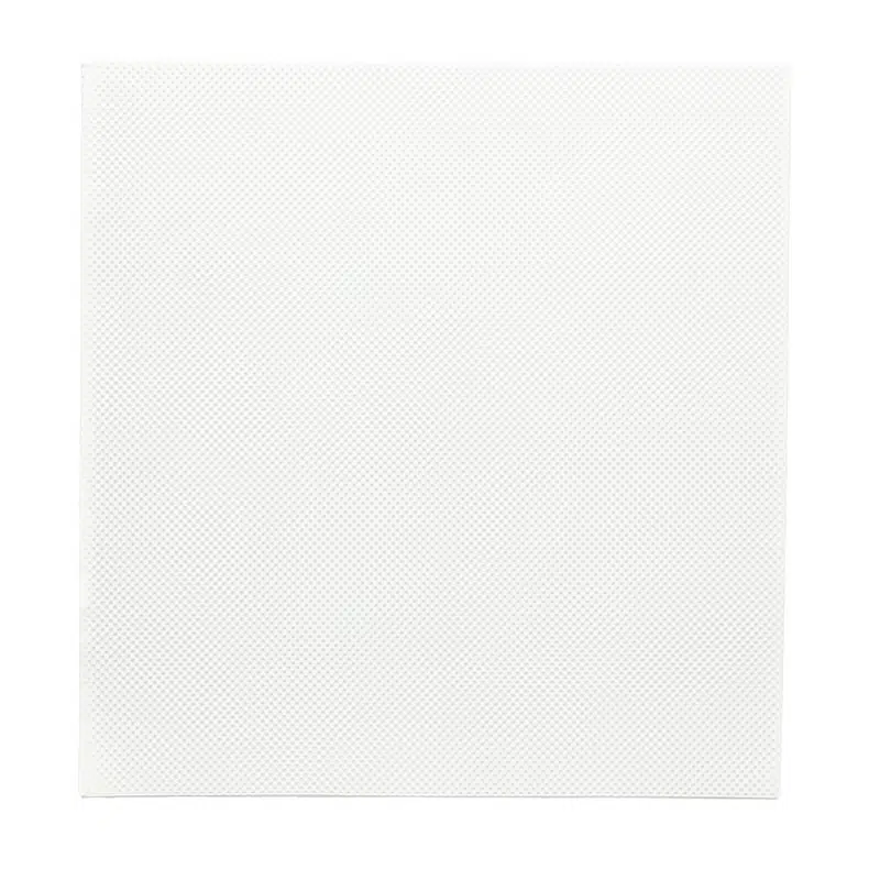 Serviette blanche micro-gaufrée 38 x 38 cm par 40 – Image 2