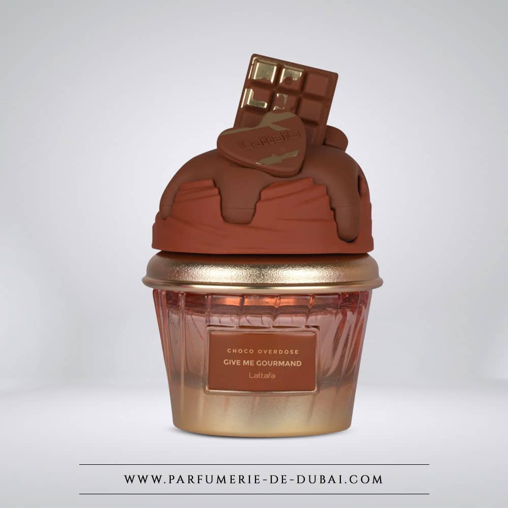 Choco Overdose (Give Me Gourmand) – Eau de parfum féminine (flacon marron 75 ml) – Lattafa – Image 2