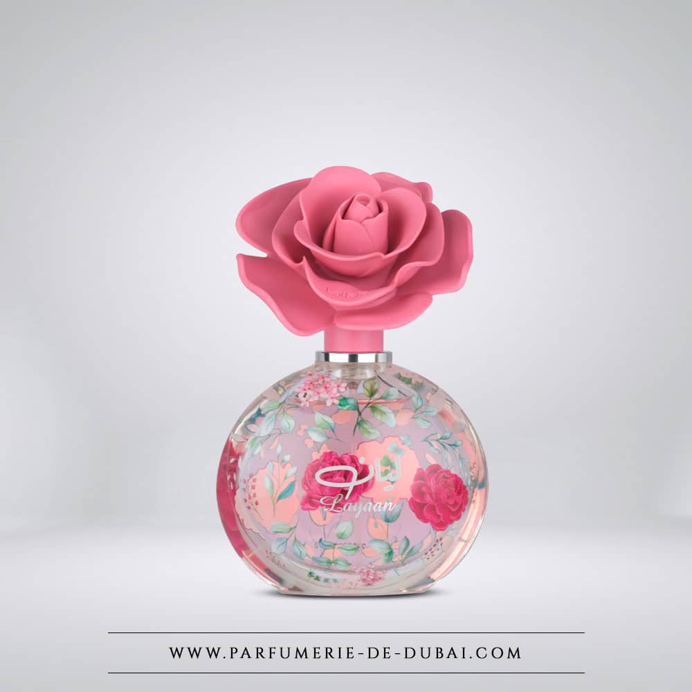 Layaan – Eau de parfum féminine (flacon rose 75 ml) – Lattafa – Image 2