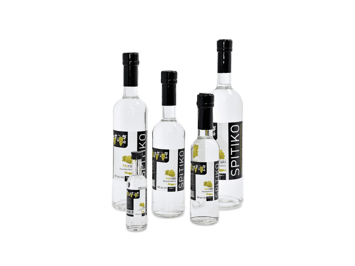 Raki crétois bio – Tsikoudia Spitiko Meraki | 500 ml – Image 2