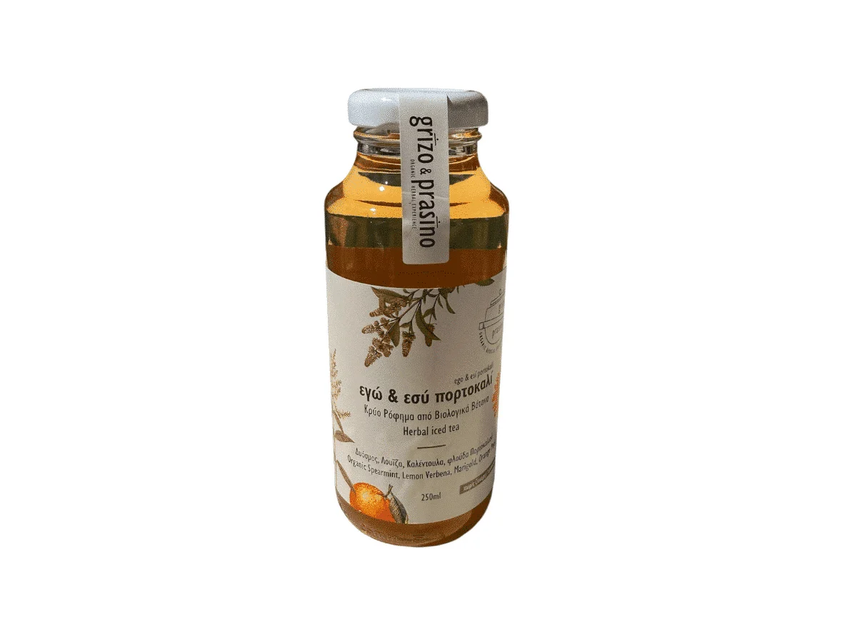 Thé glacé bio – orange légère et plantes aromatiques | 250 ml – Image 2